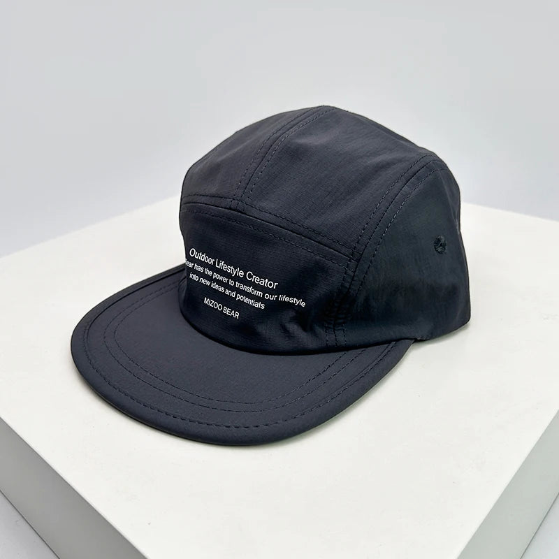 Street Letter Flat Brim Unisex Snapback Cap