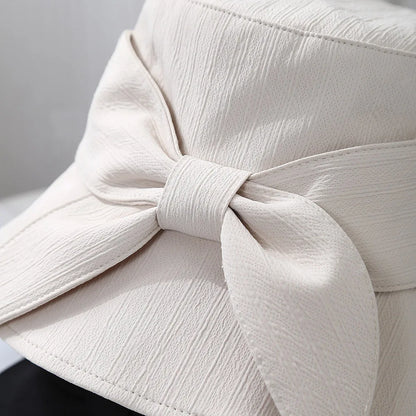 Women's Bowknot Fashion Bucket Hat