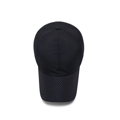 Korean Breathable Mesh Solid Baseball Cap