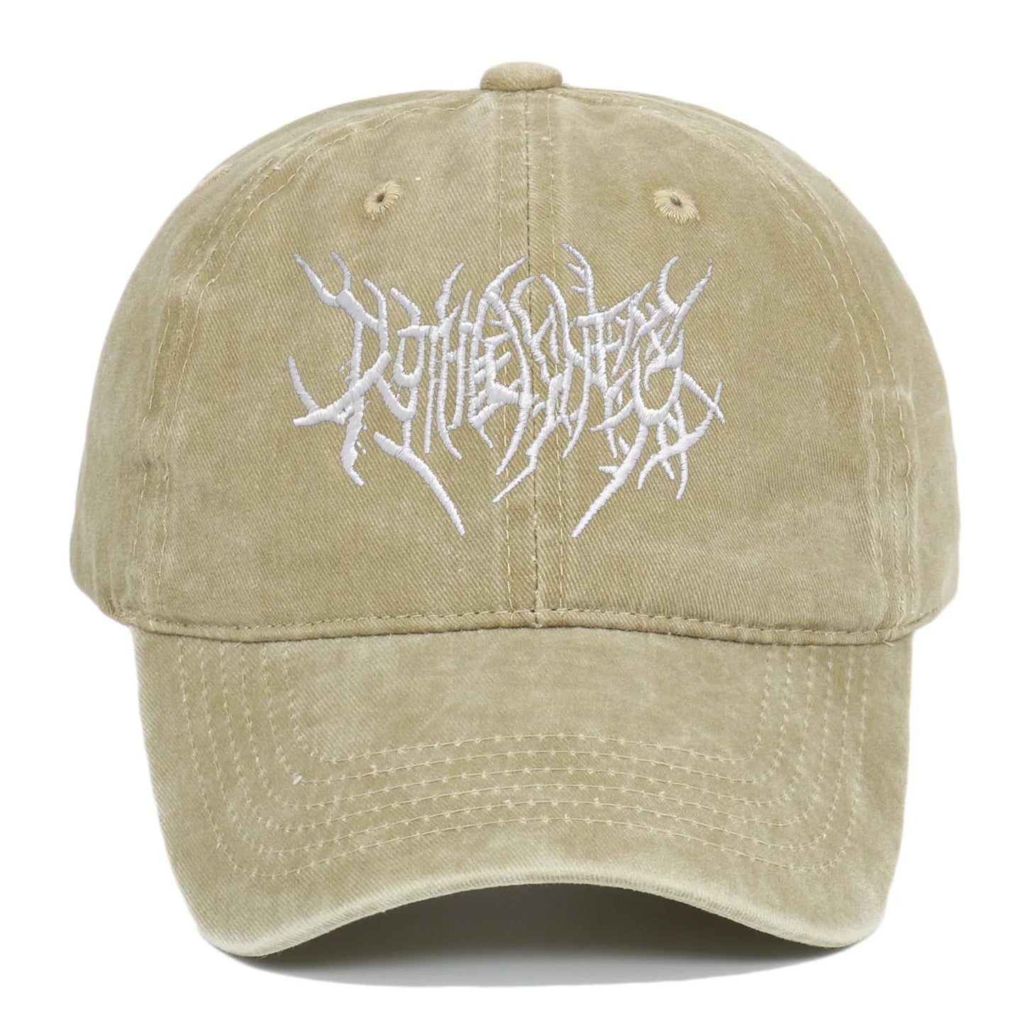 Trendy Rock Style Embroidered Baseball Cap Unique Logo
