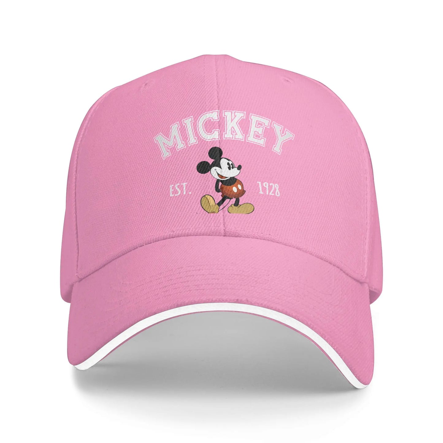 Mickey Mouse Est 1928 Casual Snapback Baseball Cap