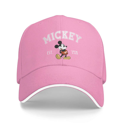 Mickey Mouse Est 1928 Casual Snapback Baseball Cap