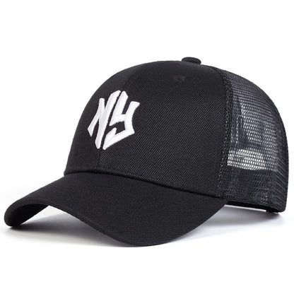 Unisex NG Letter Embroidery Baseball Net Caps