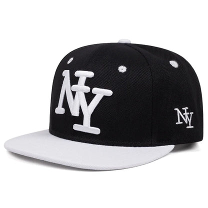 3D Embroidered Letters Y2K Hip Hop Snapback Cap
