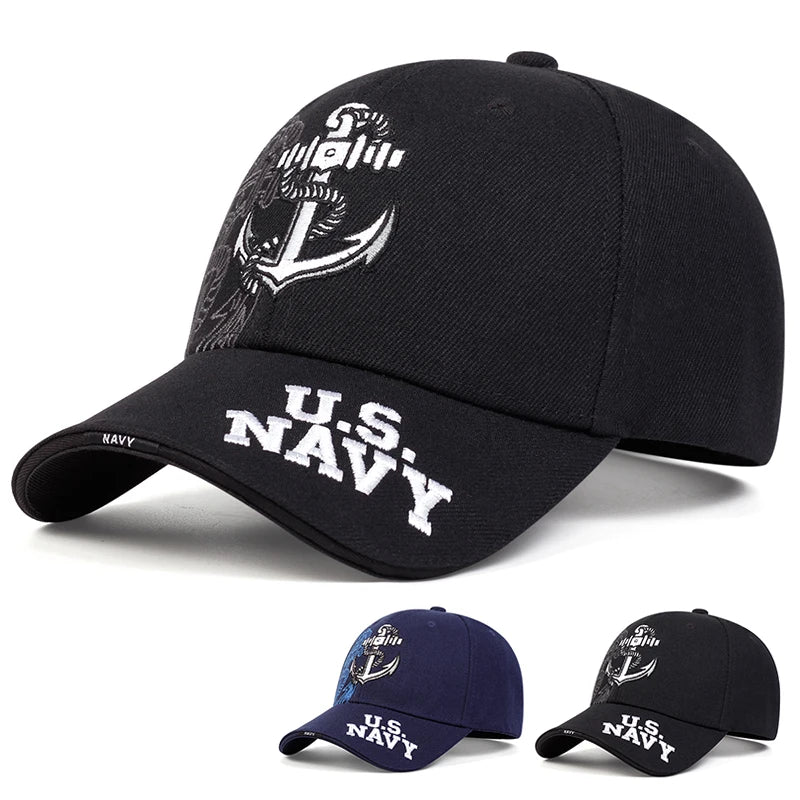 Unisex Anchor Embroidery Baseball Caps