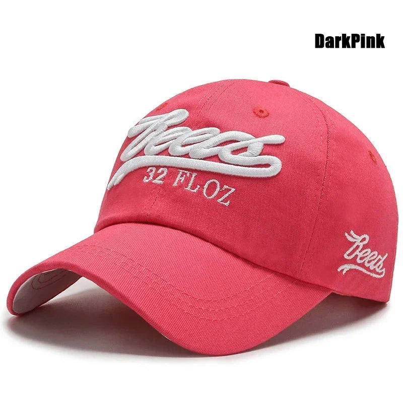 Letter 3D Embroidery Baseball Cap Unisex