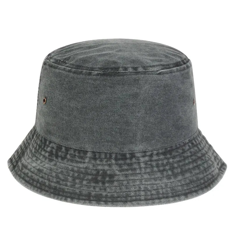 Unisex Light Board Washed Personality Bucket Hats