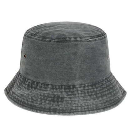 Unisex Light Board Washed Personality Bucket Hats