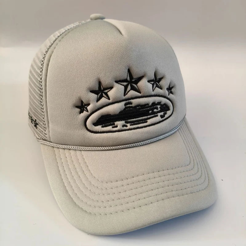 Unisex Pentagram Mesh Trucker Baseball Cap