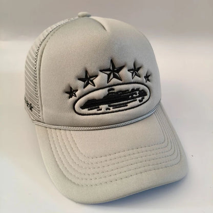 Unisex Pentagram Mesh Trucker Baseball Cap