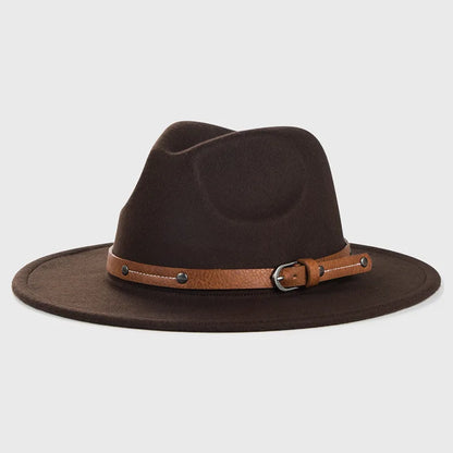 British Flat Brim Wool Bucket Hat