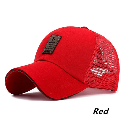 Women Men Summer Breathable Net Mesh Golf Baseball Cap