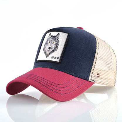 Wolf Patch Trucker Cap
