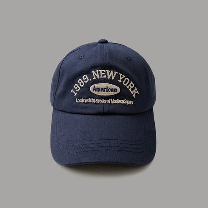 Retro Letter Embroidery Baseball Cap