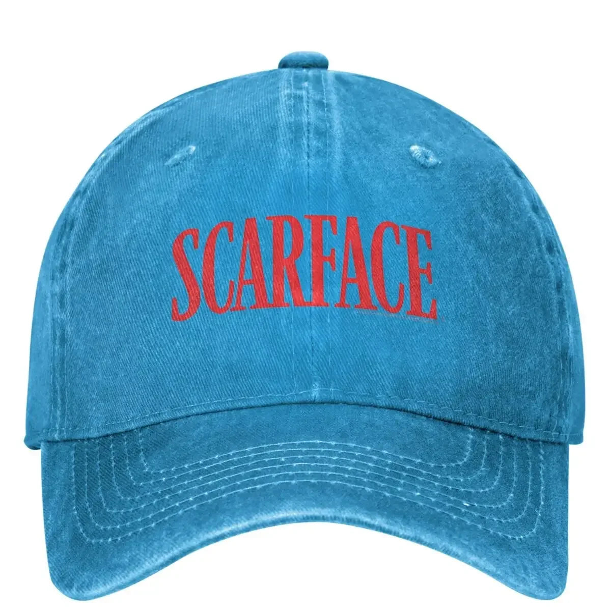 Scarface Red Vintage Distressed Baseball Cap