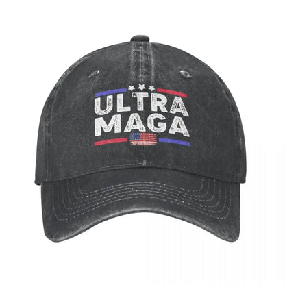 Ultra Maga Distressed Cotton Cap