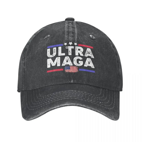 Ultra Maga Distressed Cotton Cap
