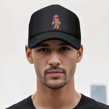 “Monster Anatomy Horror Art Design” Mesh Baseball Cap