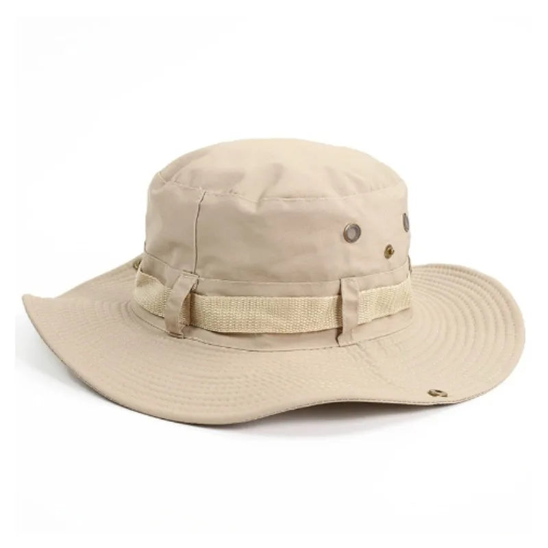 Summer Outdoor UV Protection Wide Brim Bucket Hat