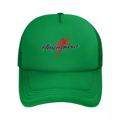 Suzuki Hayabusa Motorcycle Logo Mesh Baseball Cap