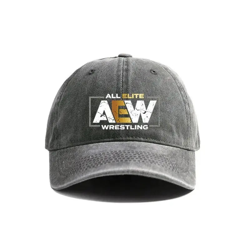 All Elite AEW Wrestling Distressed Baseball Cap