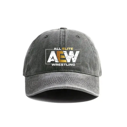 All Elite AEW Wrestling Distressed Baseball Cap