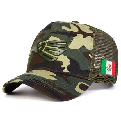 Unisex Mexican Eagle Label Adjustable Baseball Cap