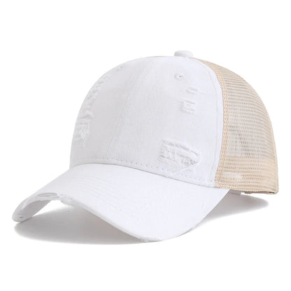 Unisex Washed Cotton Trucker Cap