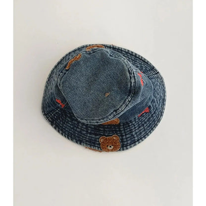 Washed Ripped Denim Fisherman Hat