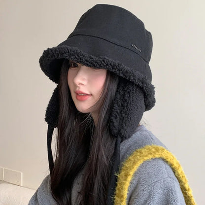 Reversible Winter Ear-Warm Bucket Hat