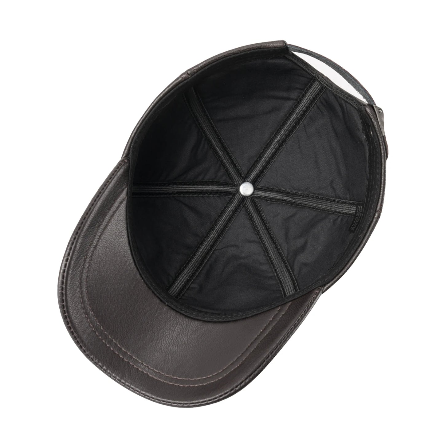 Unisex Genuine Leather Baseball Cap