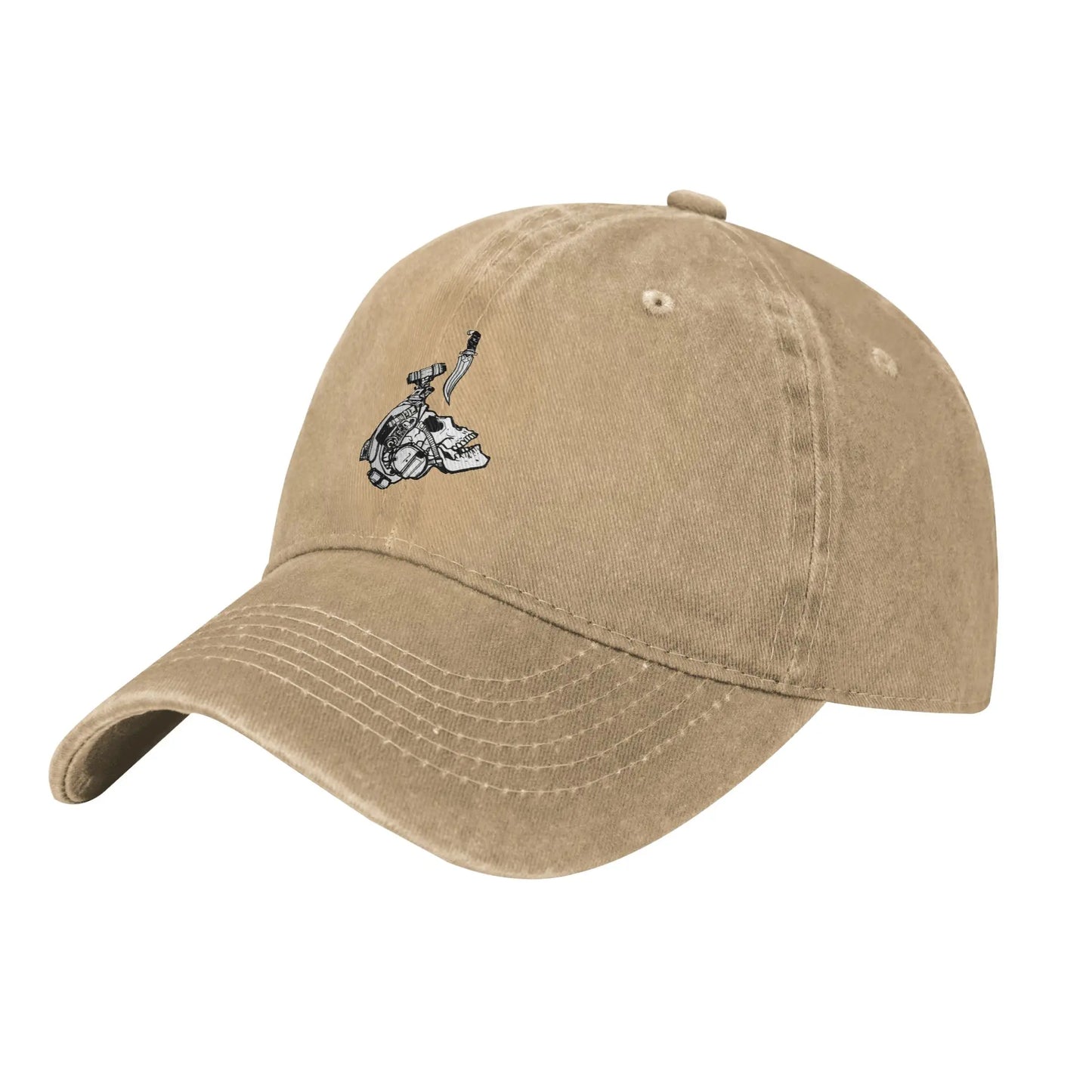 Fashion Forward Distressed Denim Adjustable Baseball Cap