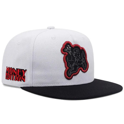 Character Embroidered Snapback Hip Hop Baseball Hat
