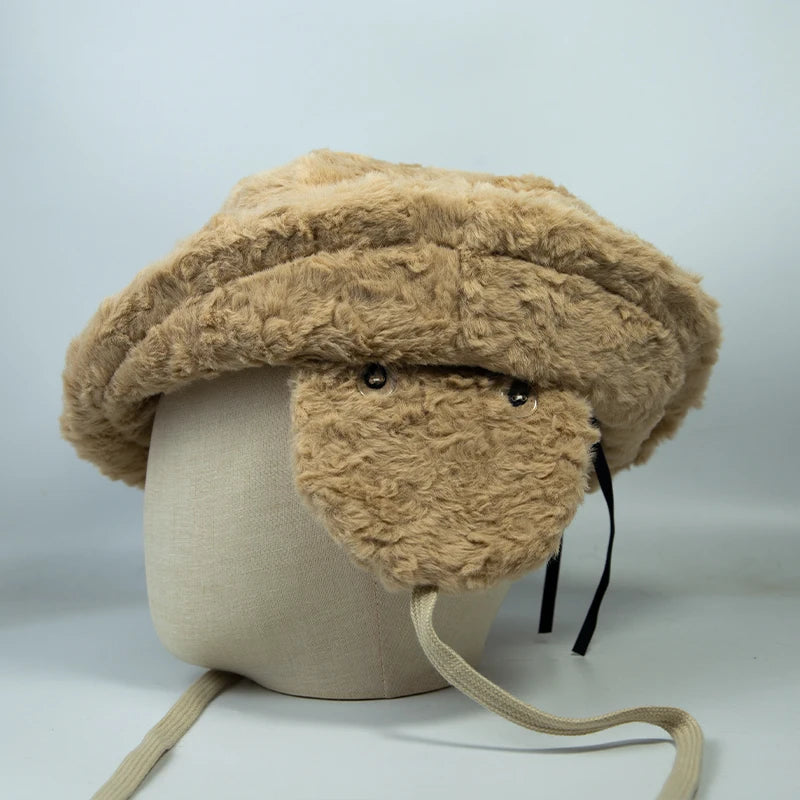 Removable Ear Flap Bucket Hat