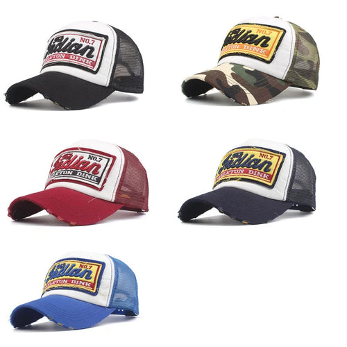 Camouflage Embroidered Quick Dry Breathable Cap