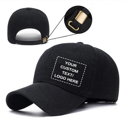 Customized Side Logo Printed Baseball Cap