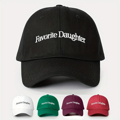 Solid Color Embroidered Adjustable Breathable Baseball Cap