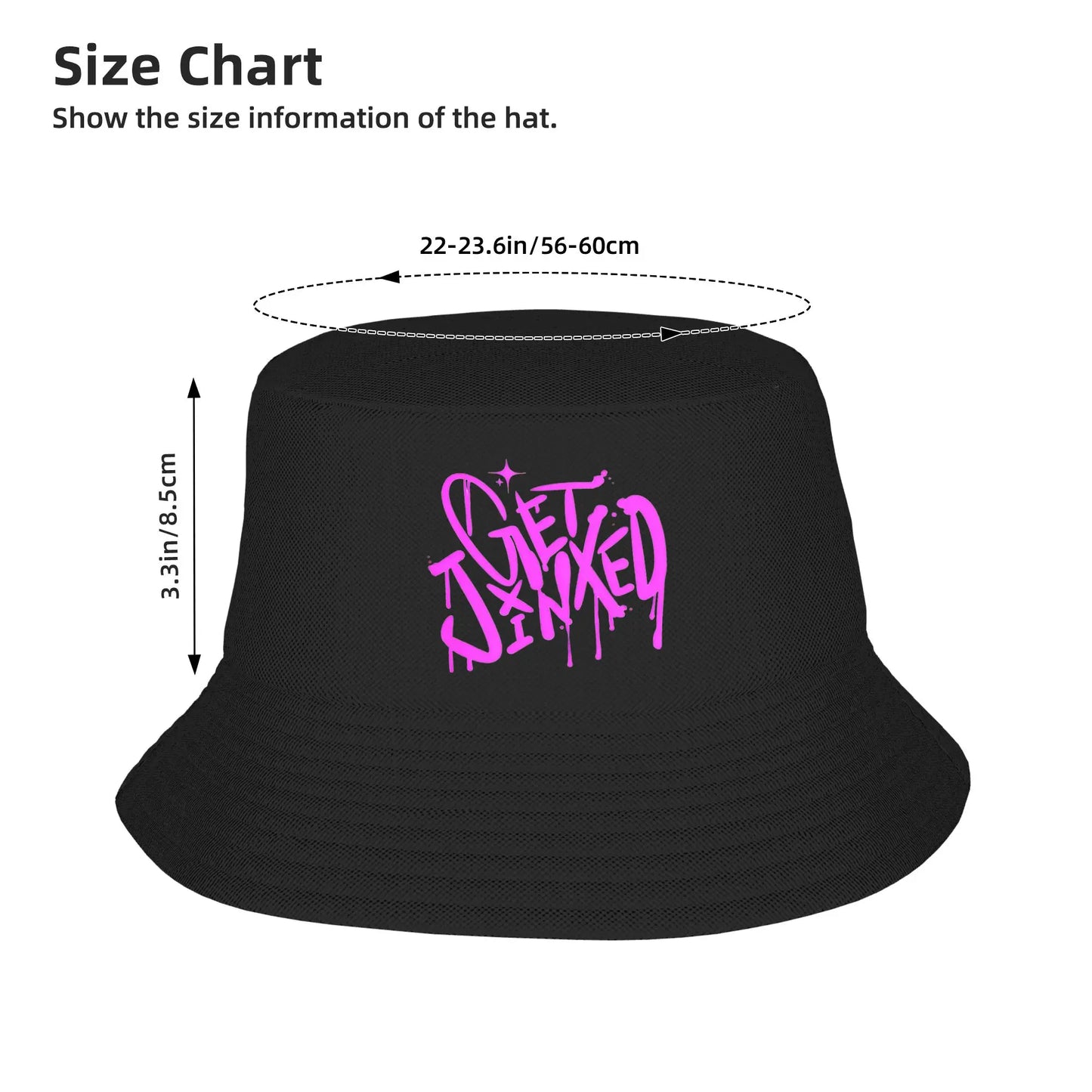 Arcane Jinxed Anime Soft Foldable Bucket Hat