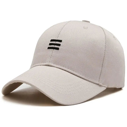 Simple Three Bars Trendy Baseball Cap