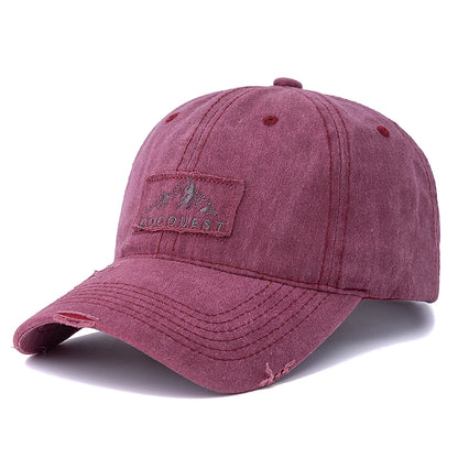 Vintage Mountain Peak Embroidered Baseball Cap