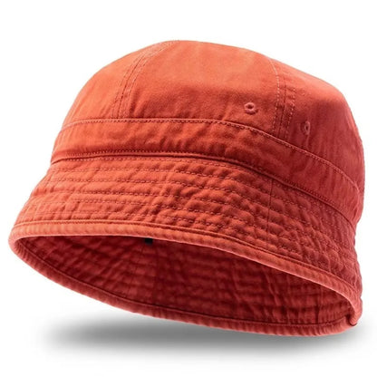 Casual Retro Japanese Style Short Brim Bucket Hat