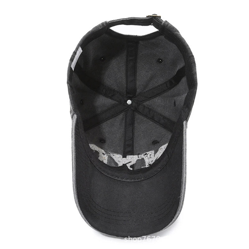 Vintage Washed NYC Big Letter Baseball Cap
