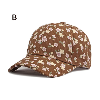 Japan Korea Fresh Flower Baseball Cap