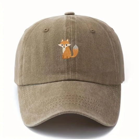 Cute Fox Print Daily Casual Baseball Cap