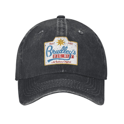 Bradleys Big Buy Black Grunge Trucker Baseball Cap