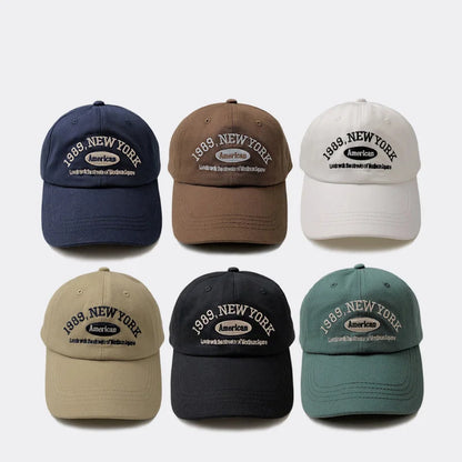Retro Letter Embroidery Baseball Cap