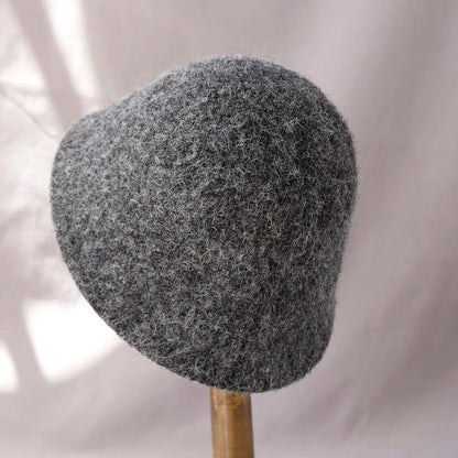 Autumn Winter Wool Vintage Bucket Hat
