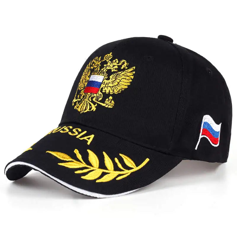 Russian Emblem Embroidered Snapback Baseball Cap