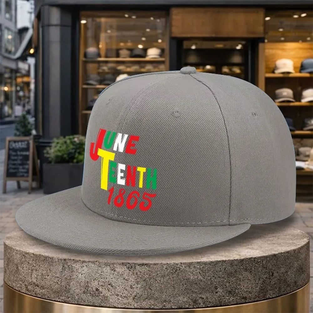 Juneteenth 1865 Streetwear Adjustable Snapback Cap