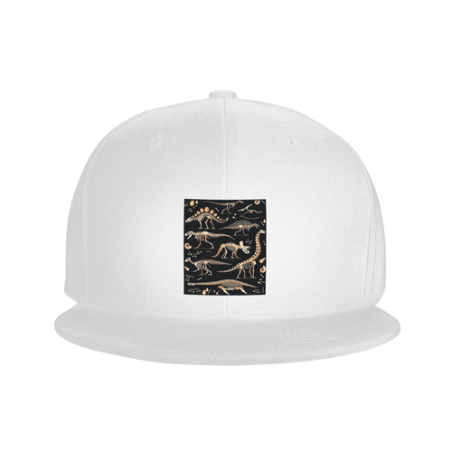 Dinosaur Fossil Halloween Graphic Snapback Cap